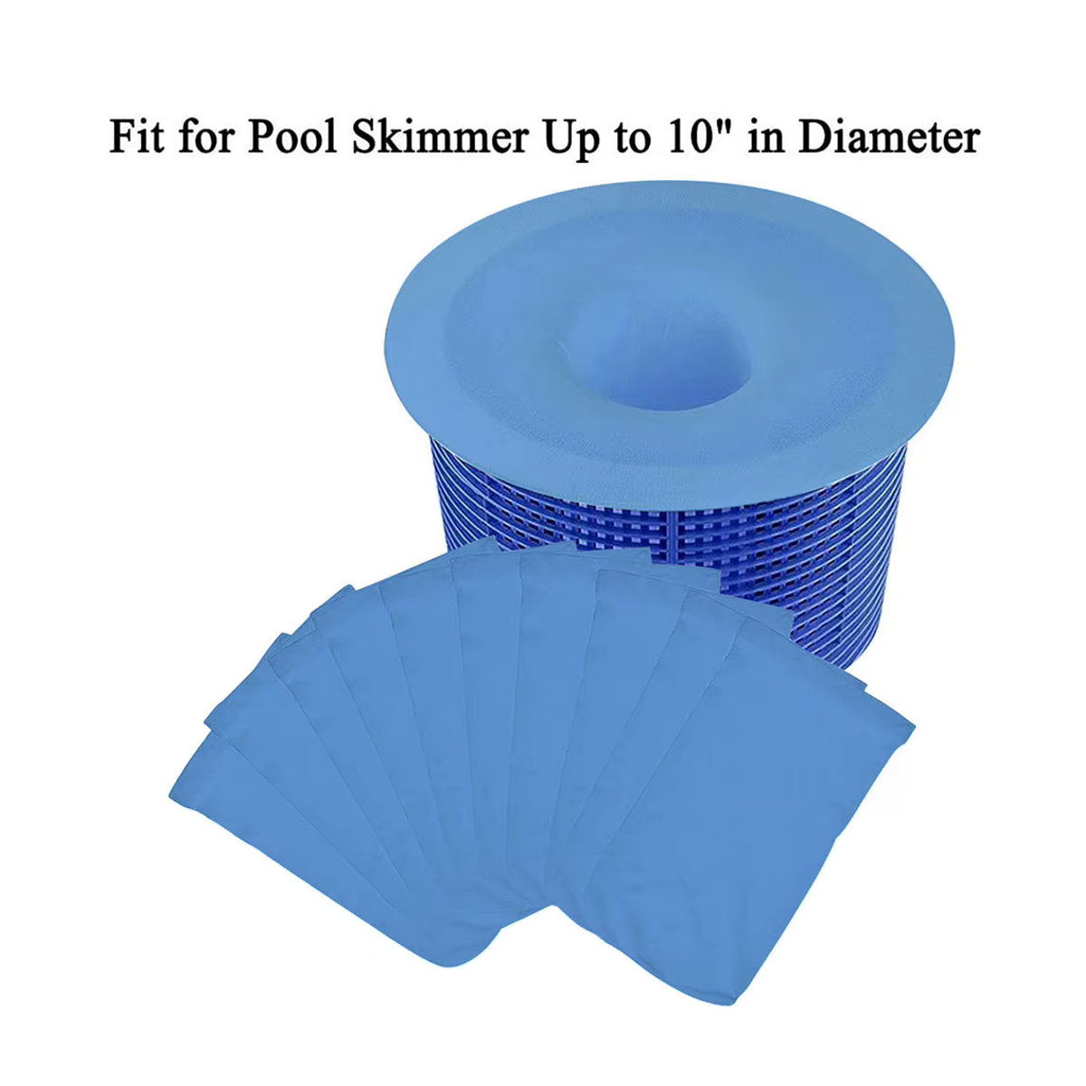 APWIKOGER Schwimmbad Skimmer Socken zur Reinigung von Blättern und Schmutz für den Pool Wassertank - Bild 6