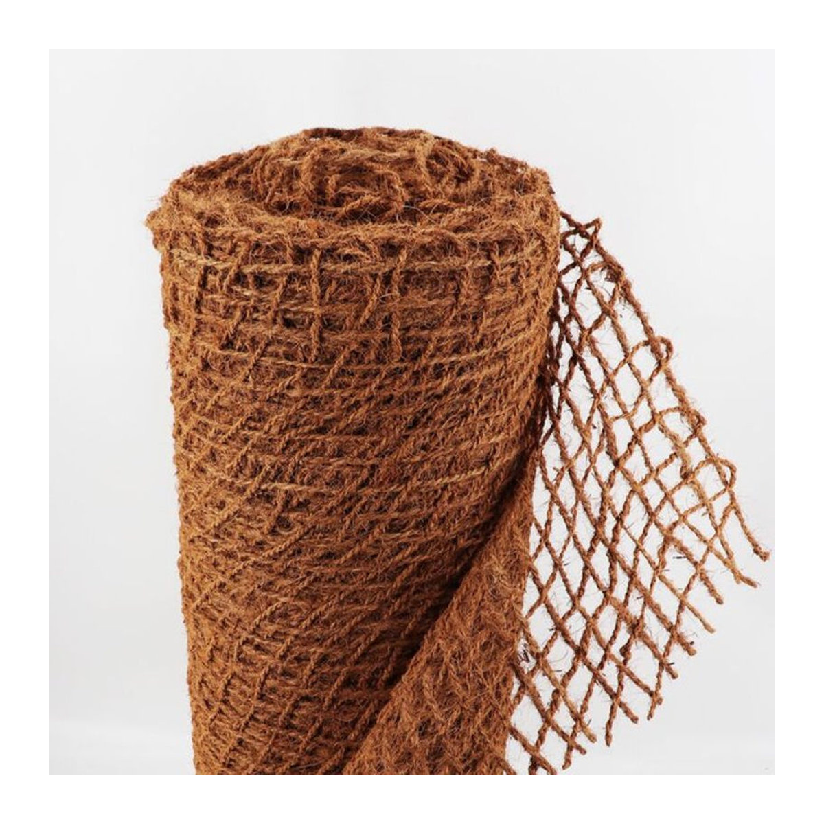 Aquagart Böschungsmatte aus Kokosfaser in Braun, 80m lang, Breite: 1m, 450g/m2 - Bild 1
