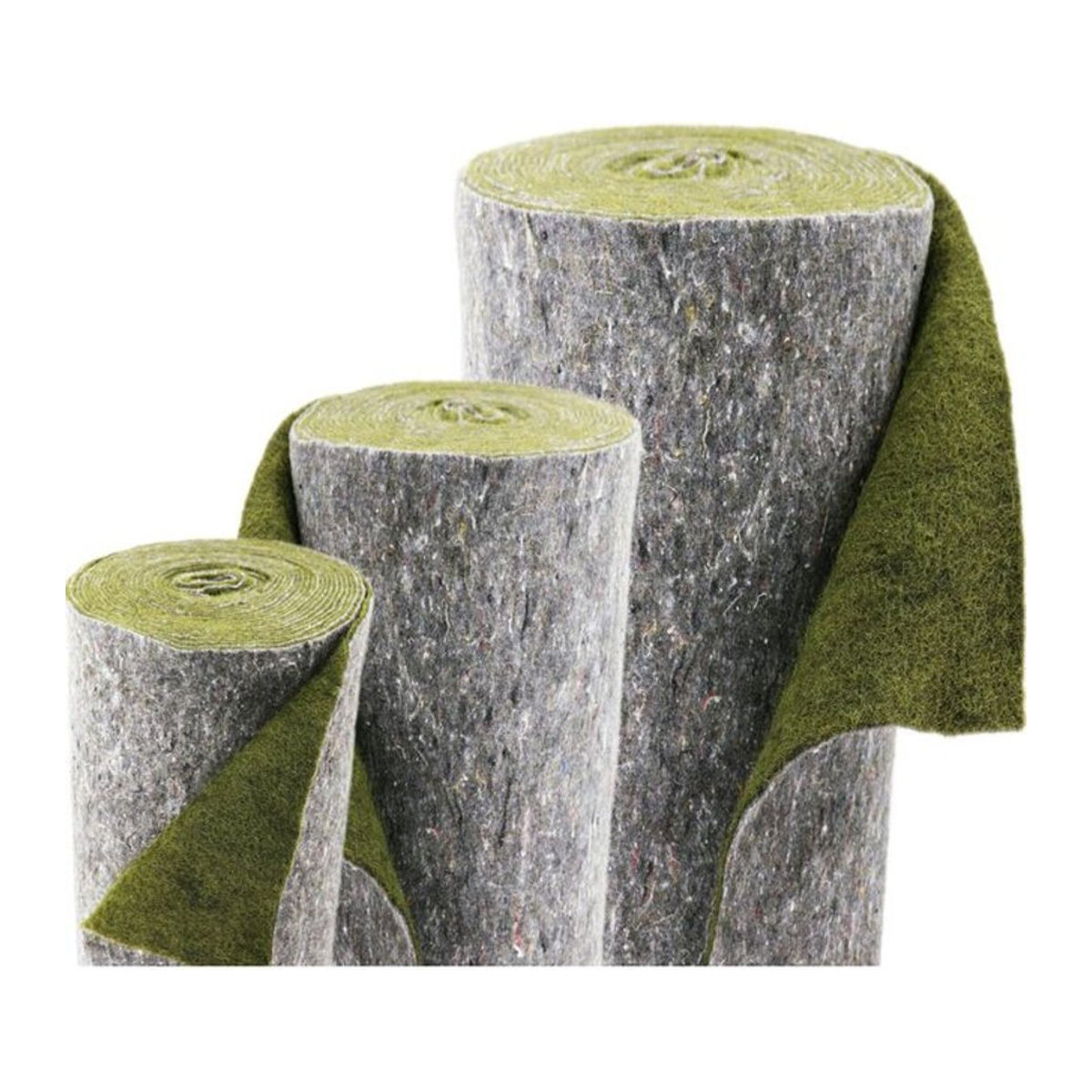 Aquagart Ufermatte Grün aus Polypropylen für die Teichfolie B: 1 m, L: 29 m - Bild 1