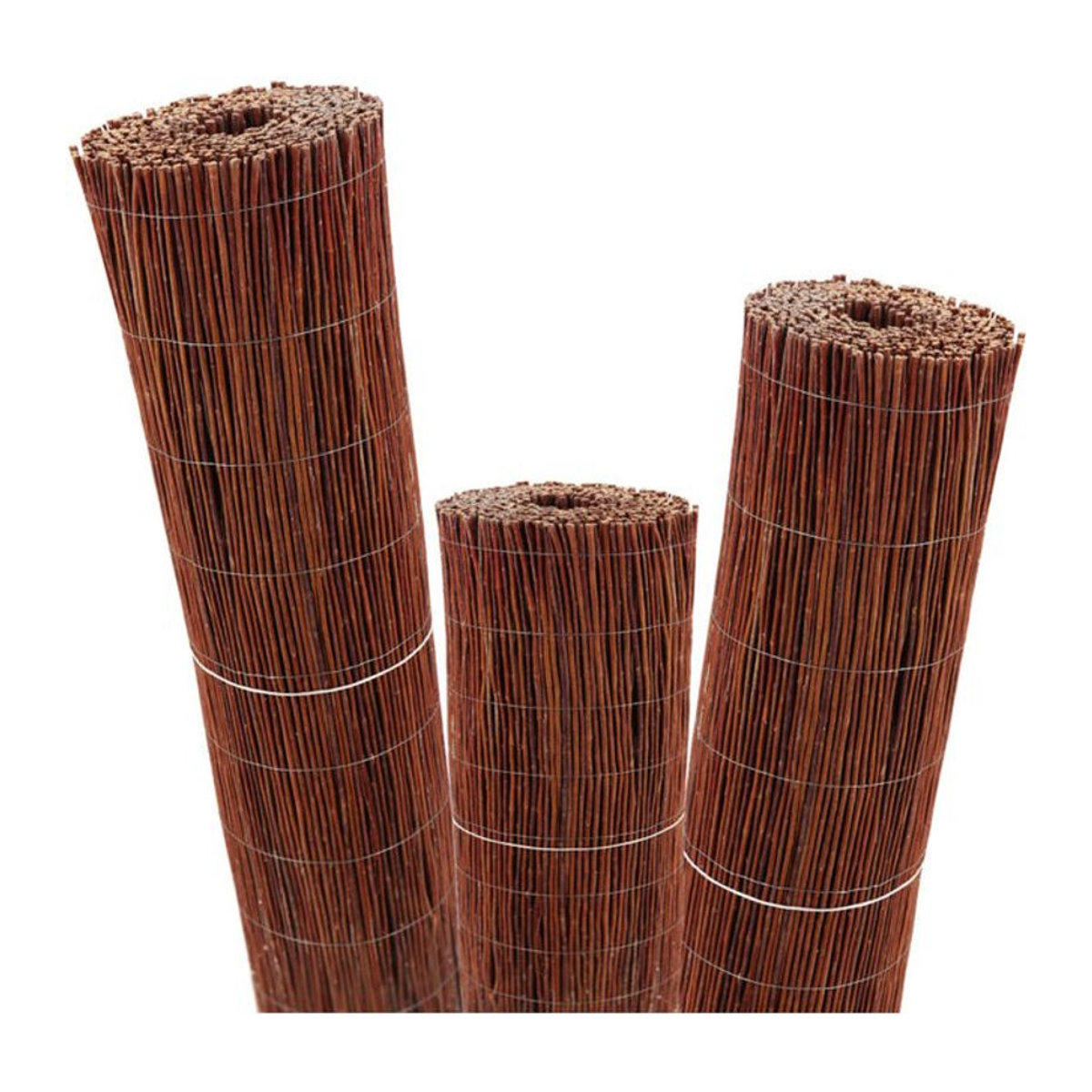 Aquagart Weidenmatte Natur Braun als natürlicher Sichtschutz für deinen Garten, B/H: 80 cm x 25 m - Bild 1