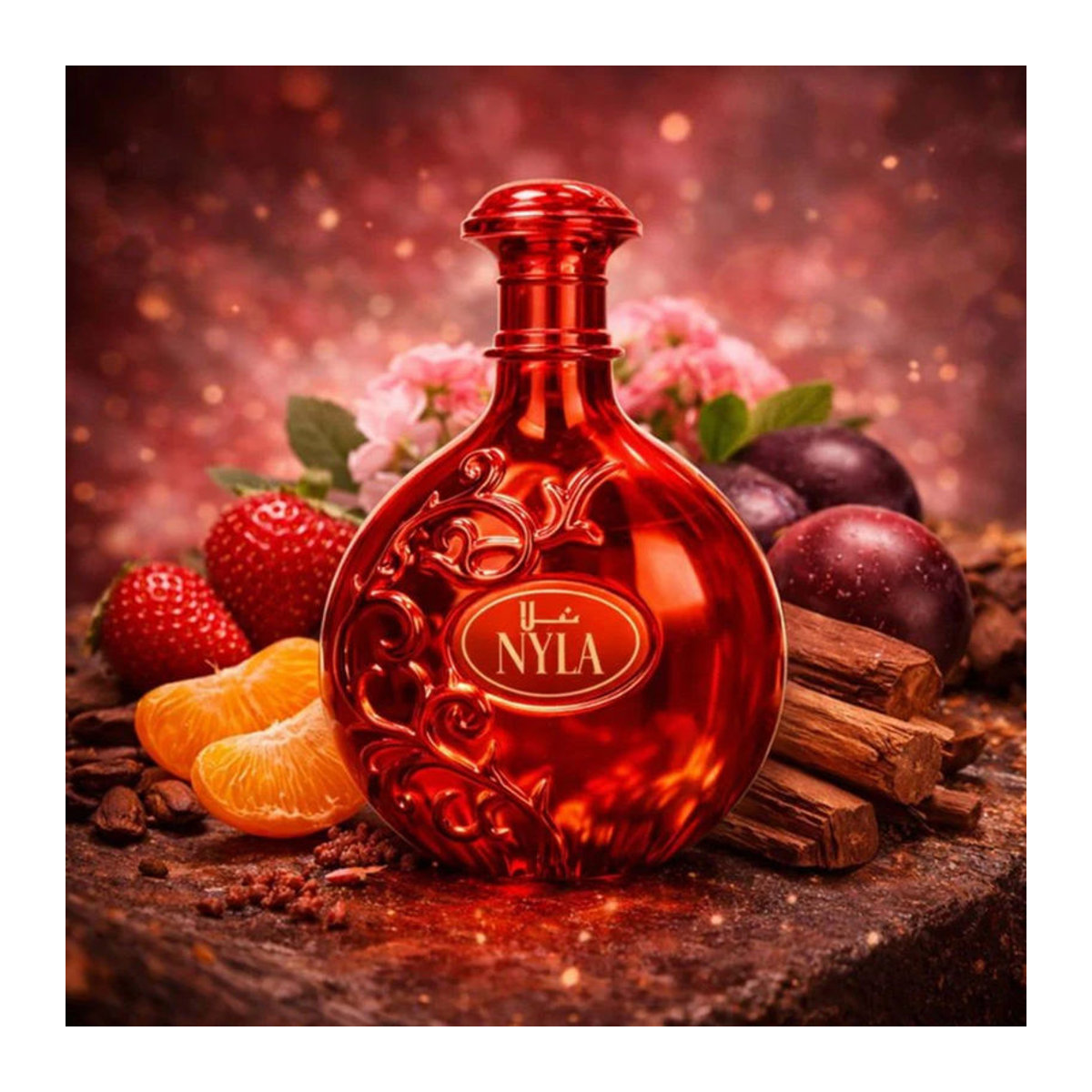 Arabiyat Prestige Nyla Sherbet Eau de Parfum für Erwachsene, floral-orientalisch, Rot, 80ml - Bild 2