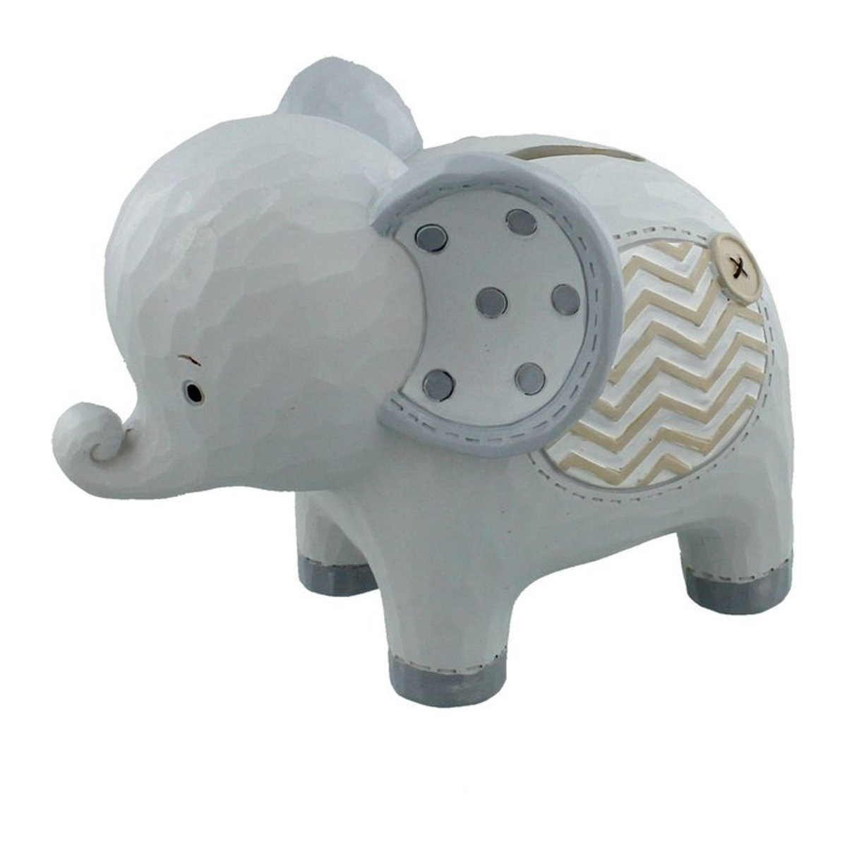 Arche Noah Harz Spardose Elefant aus Harz - Bild 1