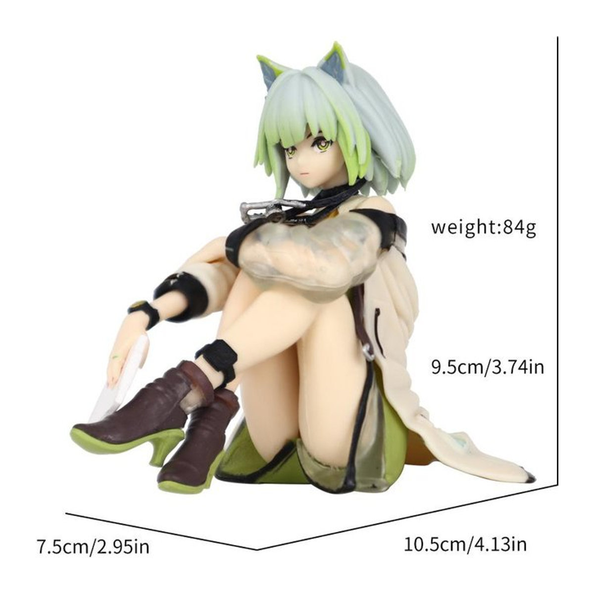 Arknights Kal'tsit Anime Figur von Fashnics in Gold als Dekorationsfigur und Sammlerstück - Bild 1