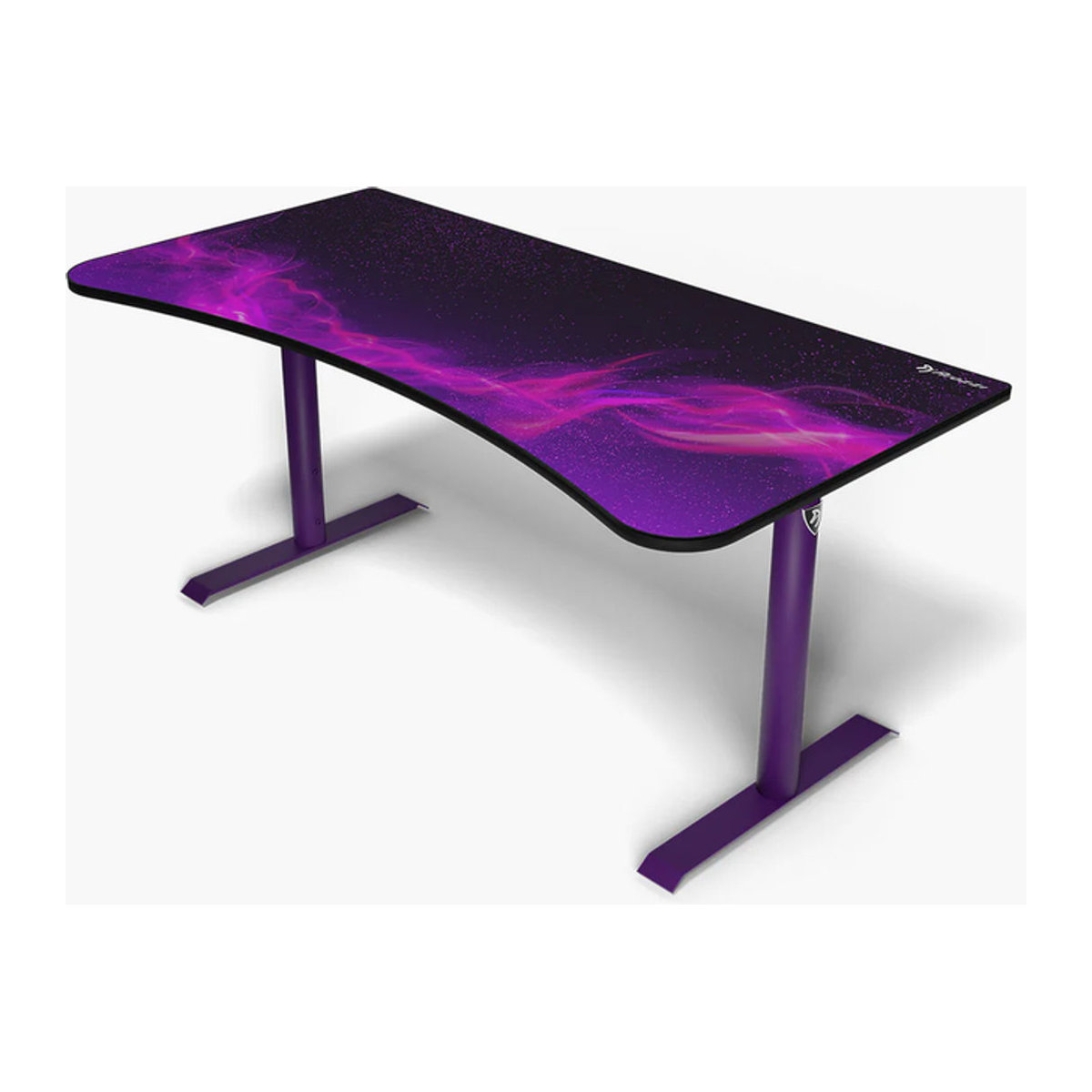 Arozzi Gaming-Tisch Arena Purple Galaxy in Bunt mit Mikrofaser, Holzwerkstoff und Stahl, B/T/H: 160 x 82 x 71-81 cm - Bild 1