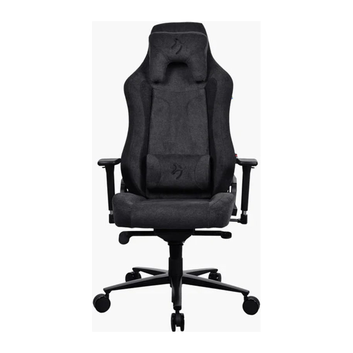 Arozzi Gamingstuhl Vernazza Soft Fabric in Schwarz aus Stoff und Metall - Bild 1