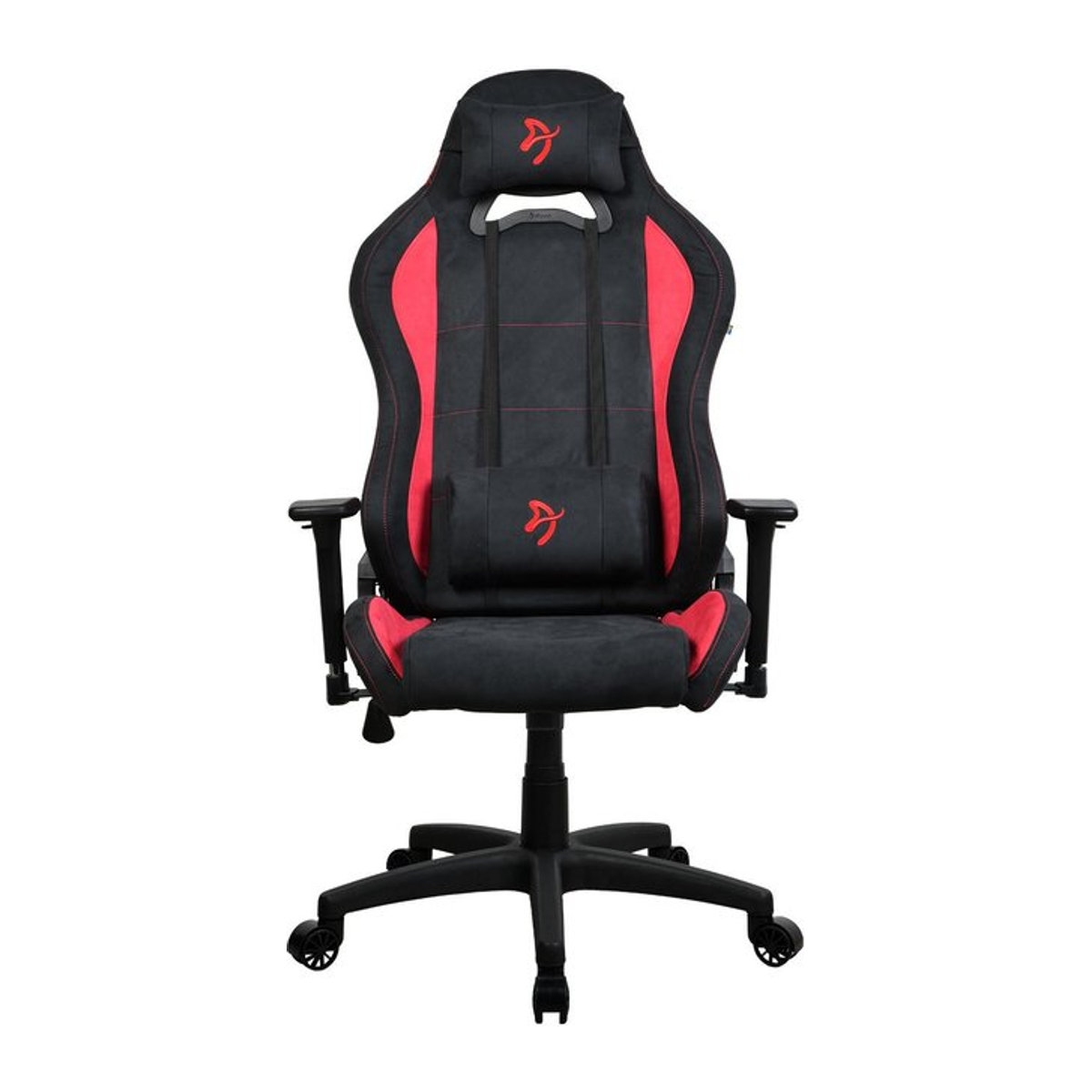 Arozzi Torretta Supersoft Gaming-Stuhl aus Mikrofaser in Schwarz/Rot - Bild 1