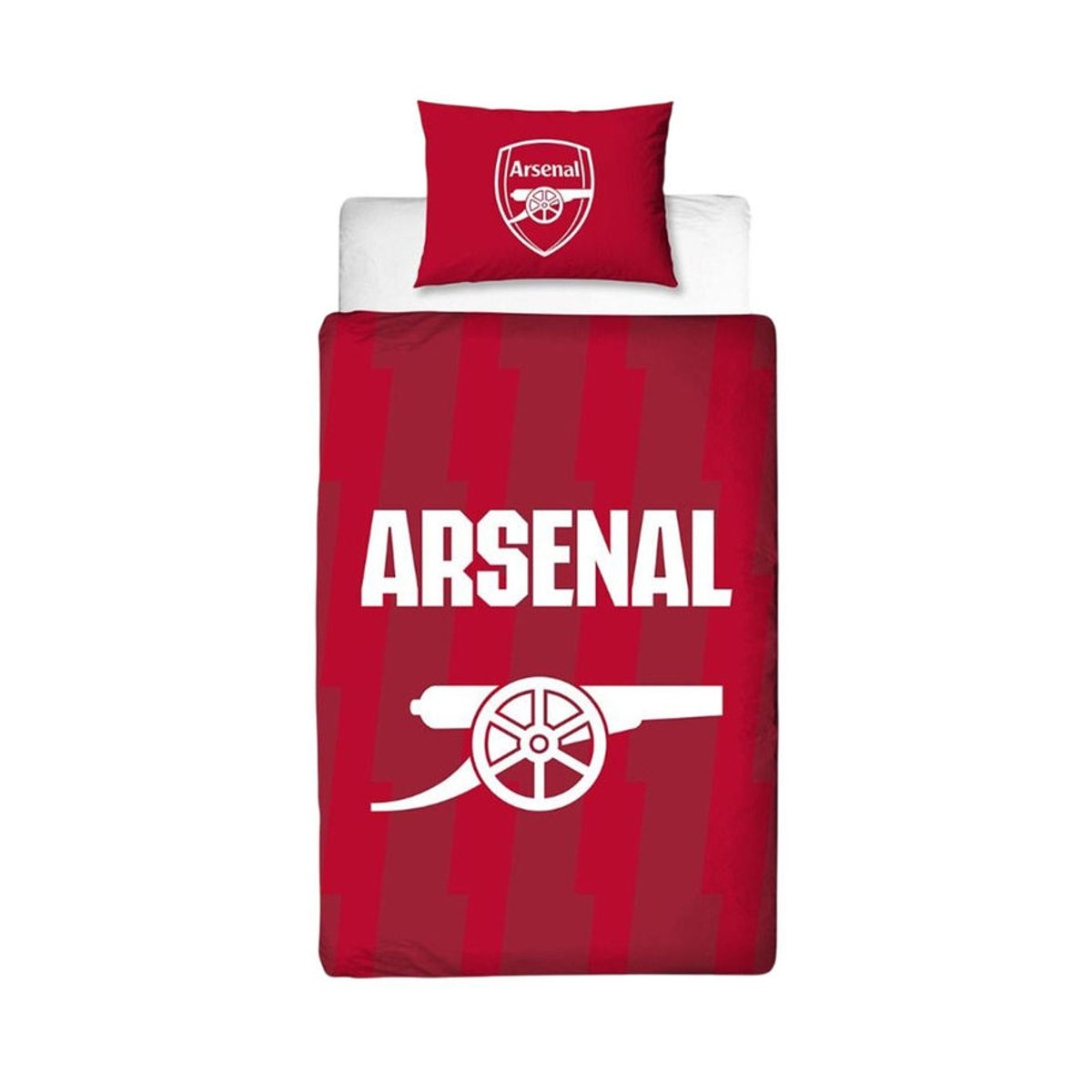 Arsenal FC Lightning Bettbezug-Set Single rot/weiß - Bild 2
