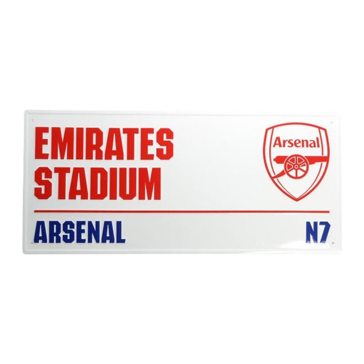 Arsenal FC N7 Metall-Straßenschild, Breite: 40,0 cm, Höhe: 18,0 cm - Bild 1