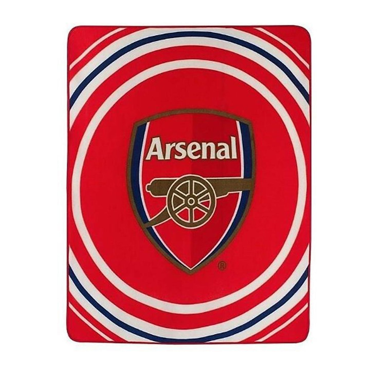 Arsenal FC Pulse Design Fleecedecke in Rot, One Size - Bild 1