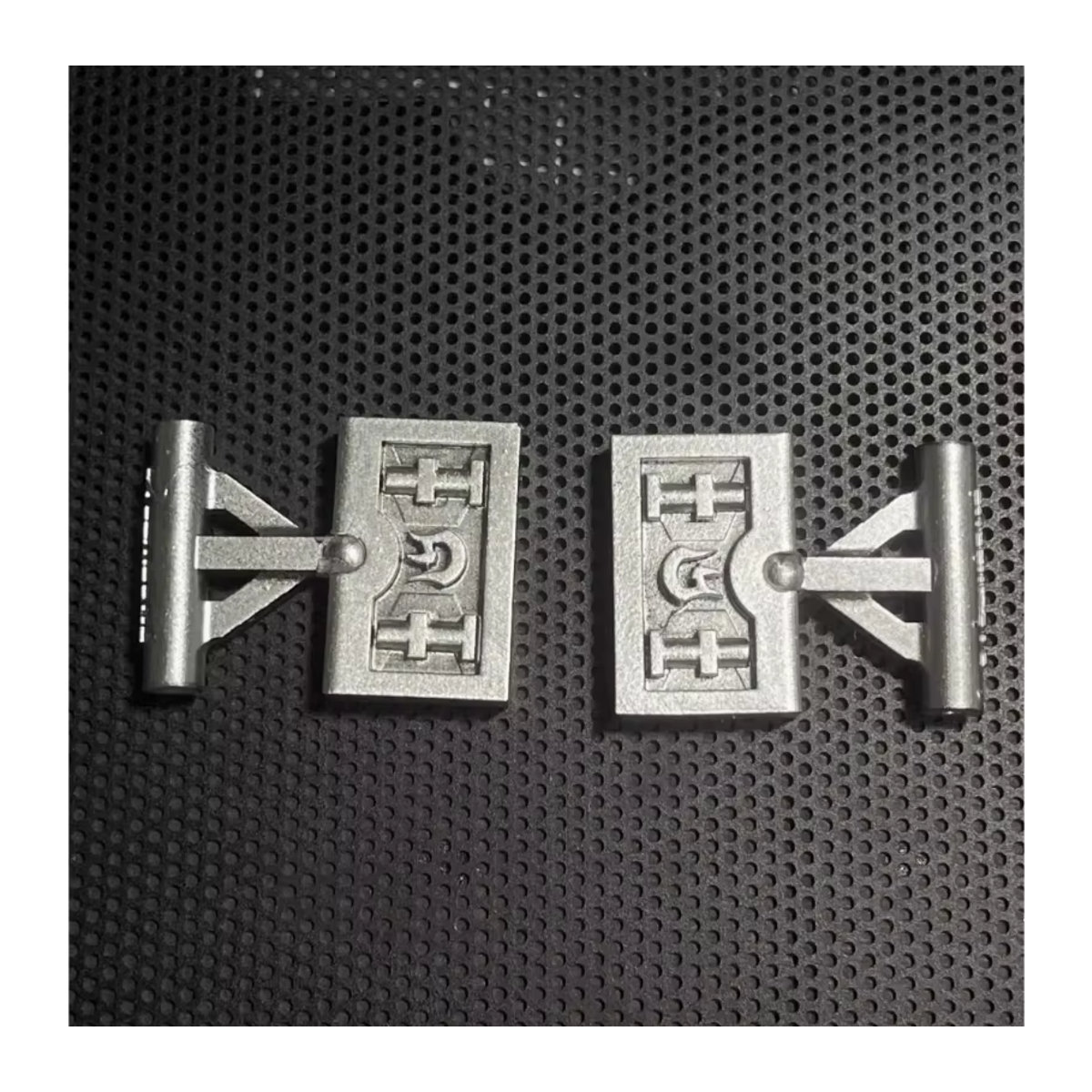 ART CROWN MODEL Miniatur Lowrider Jump Car Modifikation Garage Zubehör in Silber aus Metall für 1:64 Maßstab - Bild 3