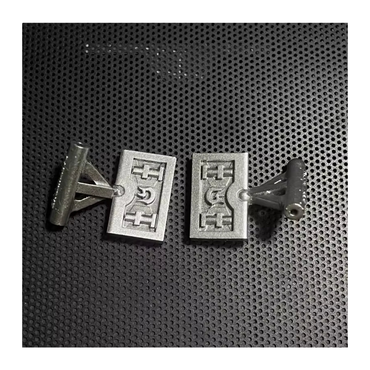ART CROWN MODEL Miniatur Lowrider Jump Car Modifikation Garage Zubehör in Silber aus Metall für 1:64 Maßstab - Bild 4