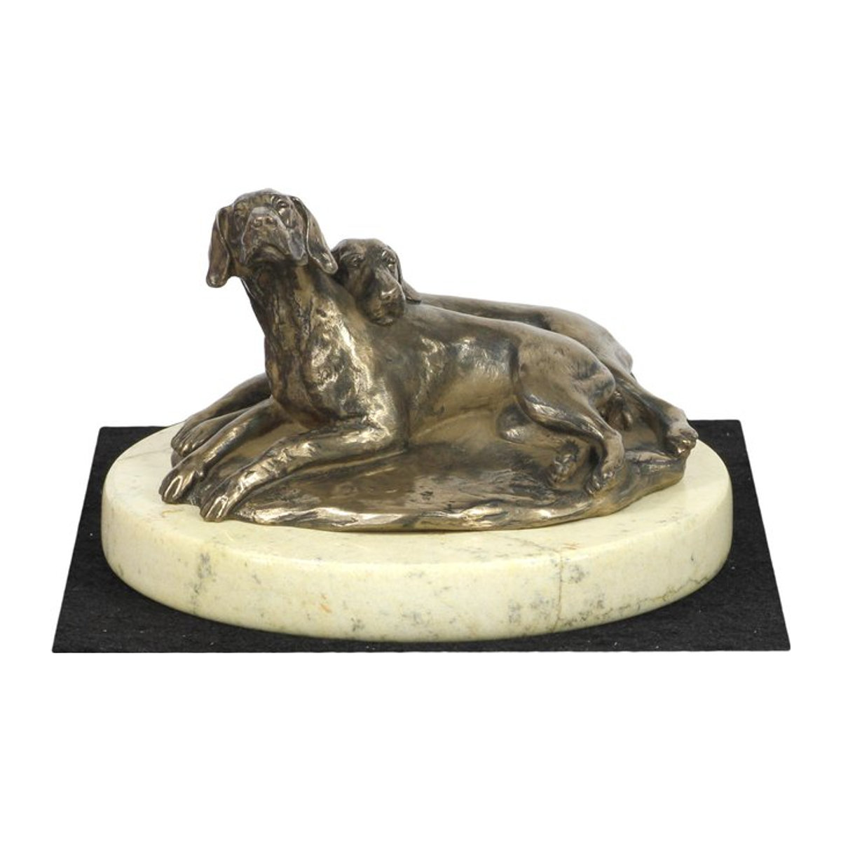 Art-Dog Weimaraner Hundestatue als Tierfigur in Sandfarben - Bild 1