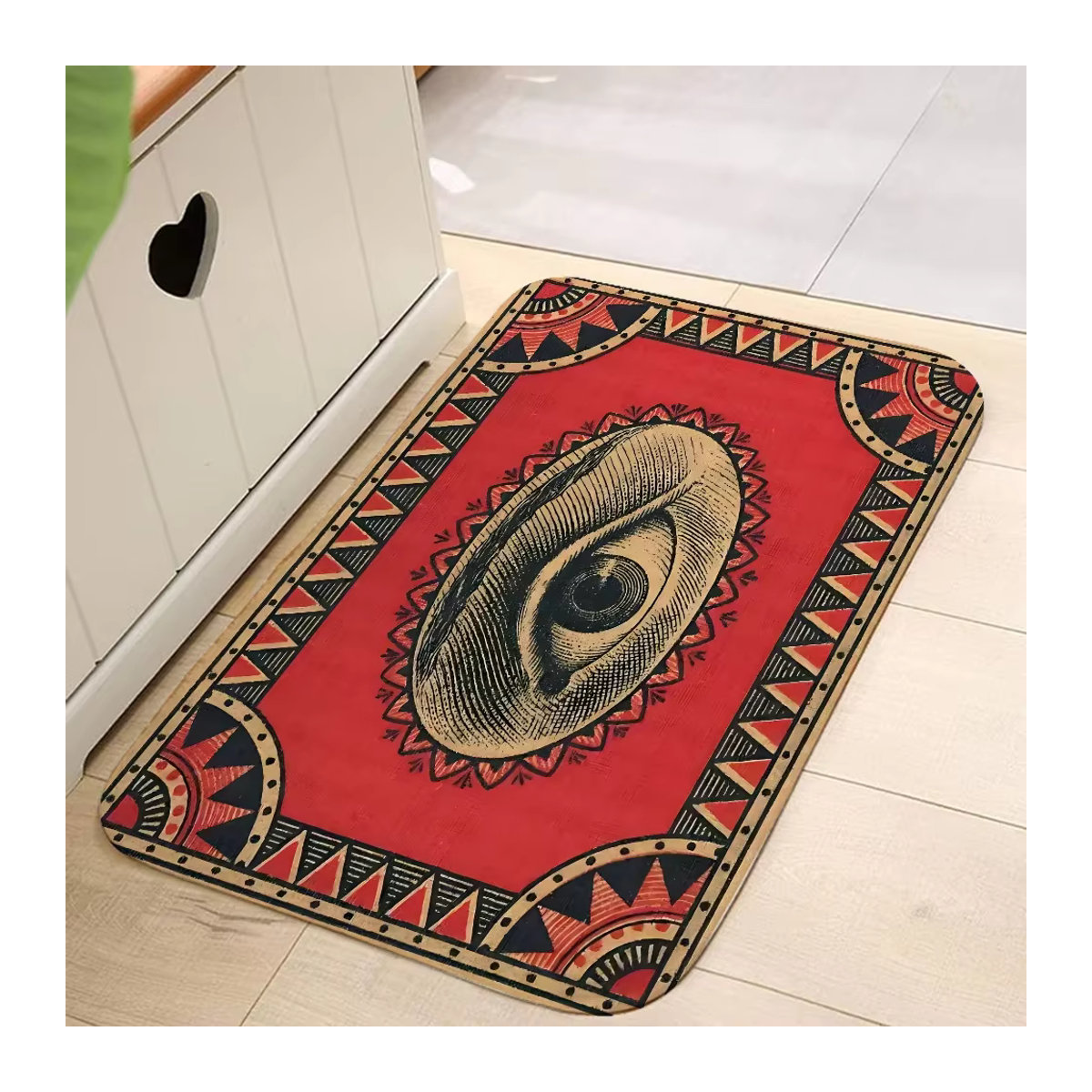 Art Eye Küchenteppich rot mit Print für den Hauseingang und das Badezimmer - Bild 2