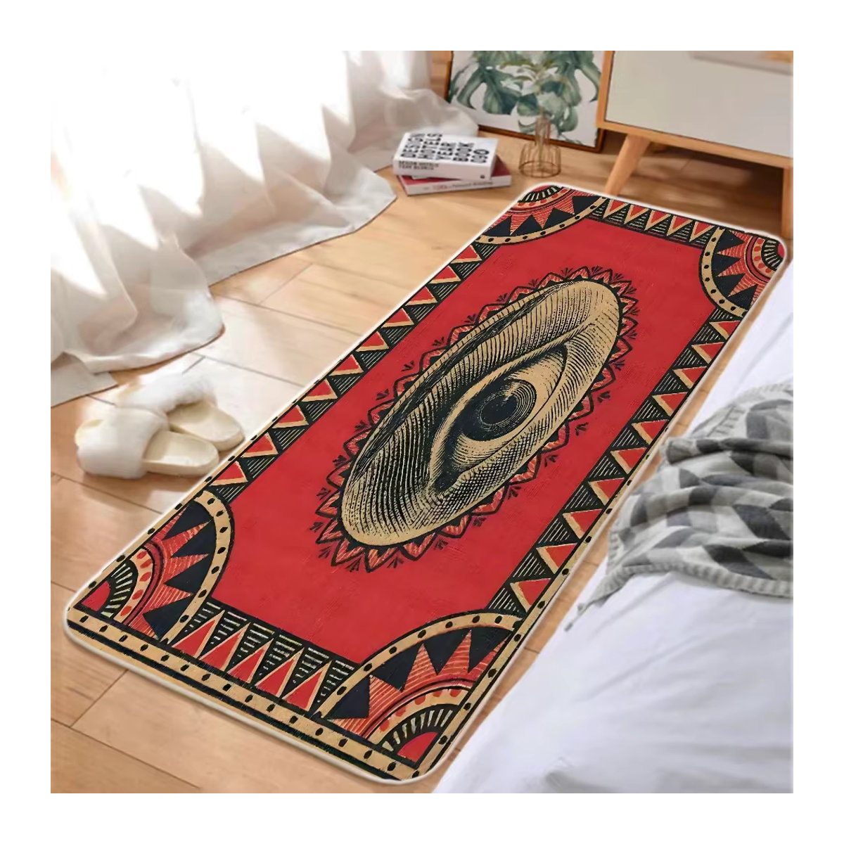 Art Eye Küchenteppich rot mit Print für den Hauseingang und das Badezimmer - Bild 3