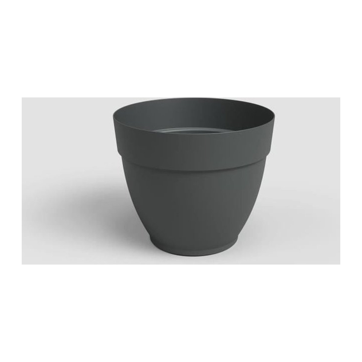 ARTEVASI Blumentopf CAPRI CAMPANA in Anthrazit, frostbeständig, B/T/H: 35 x 35 x 29,4 cm - Bild 1