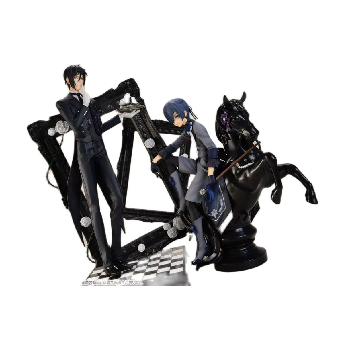 ARTFX J Black Butler Buch des Zirkus Ciel Phantomhive und Sebastian Michaelis PVC Action Figure Statue in Schwarz - Bild 2