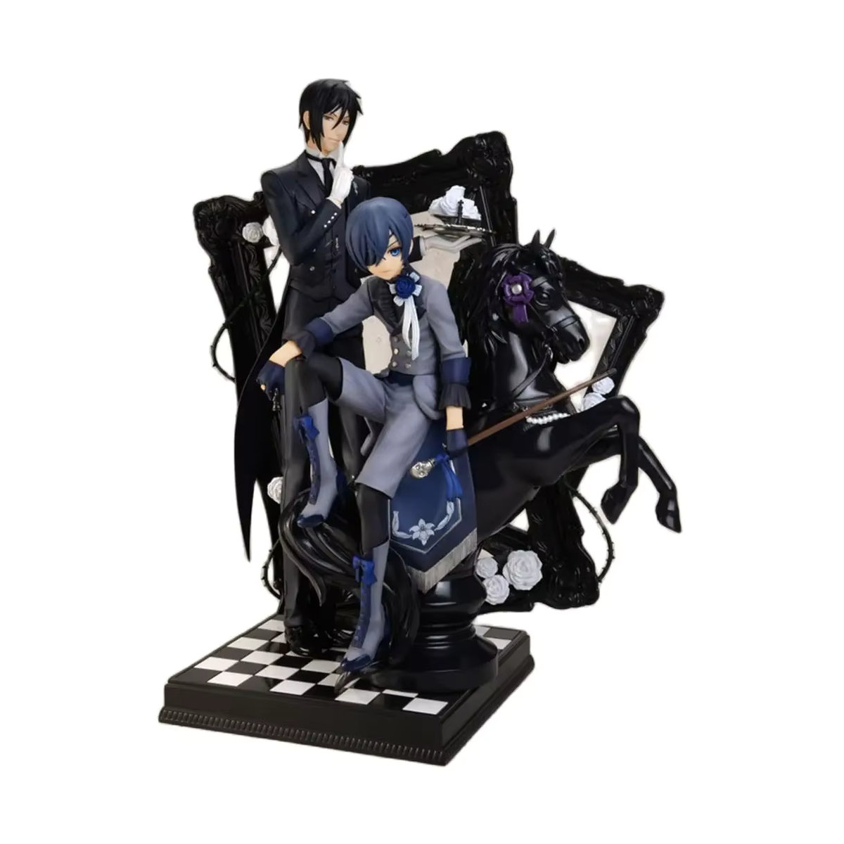 ARTFX J Black Butler Buch des Zirkus Ciel Phantomhive und Sebastian Michaelis PVC Action Figure Statue in Schwarz - Bild 4