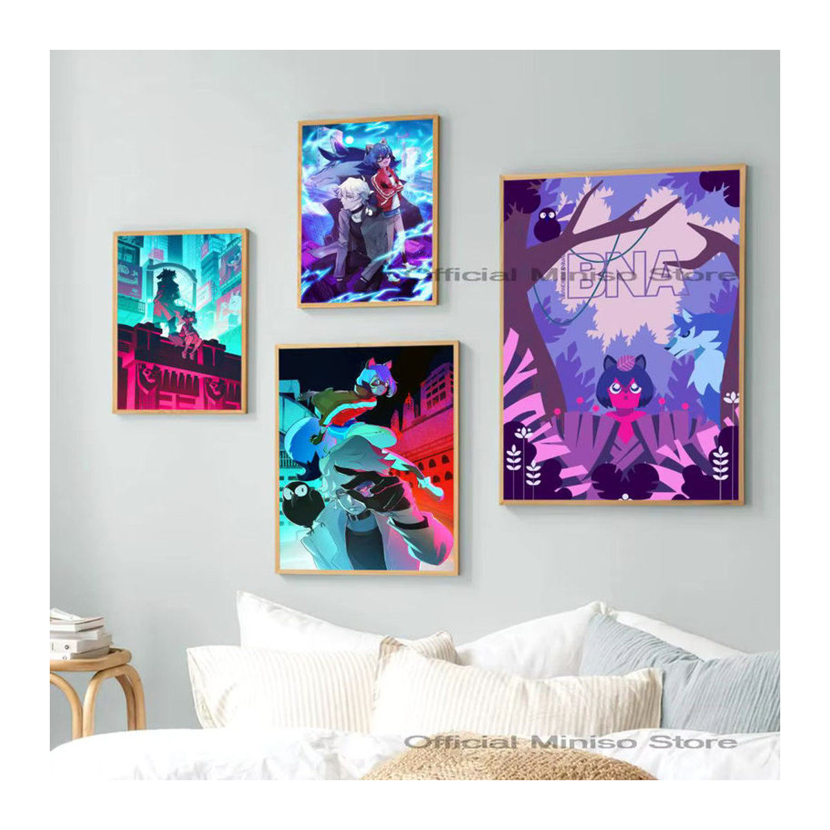 Ästhetisches Anime Tier Poster als selbstklebender wasserfester Wandaufkleber in Mehrfarbig für dein Zimmer oder Café - Bild 2