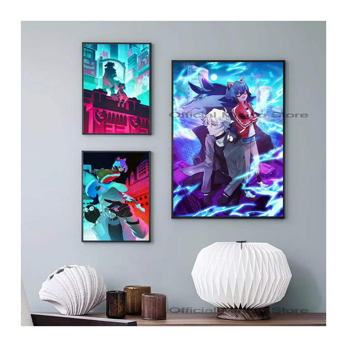 Ästhetisches Anime Tier Poster als selbstklebender wasserfester Wandaufkleber in Mehrfarbig für dein Zimmer oder Café - Bild 3