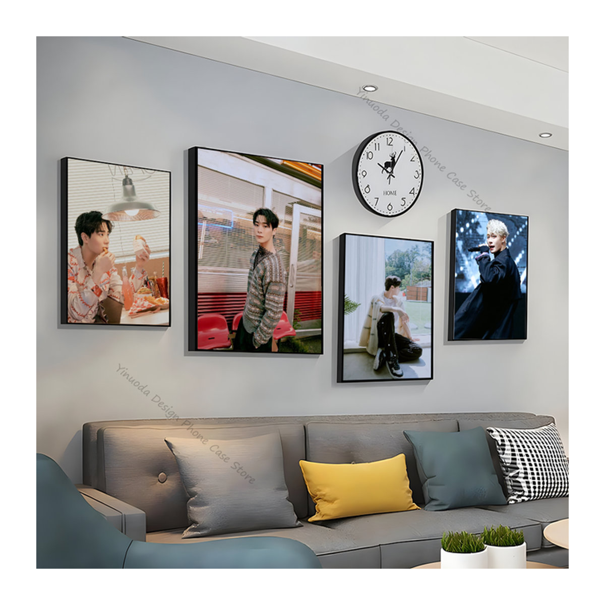 ASTRO Moon Bin Kpop Poster Vintage Wandbild aus Papier in Mehrfarbig - Bild 1