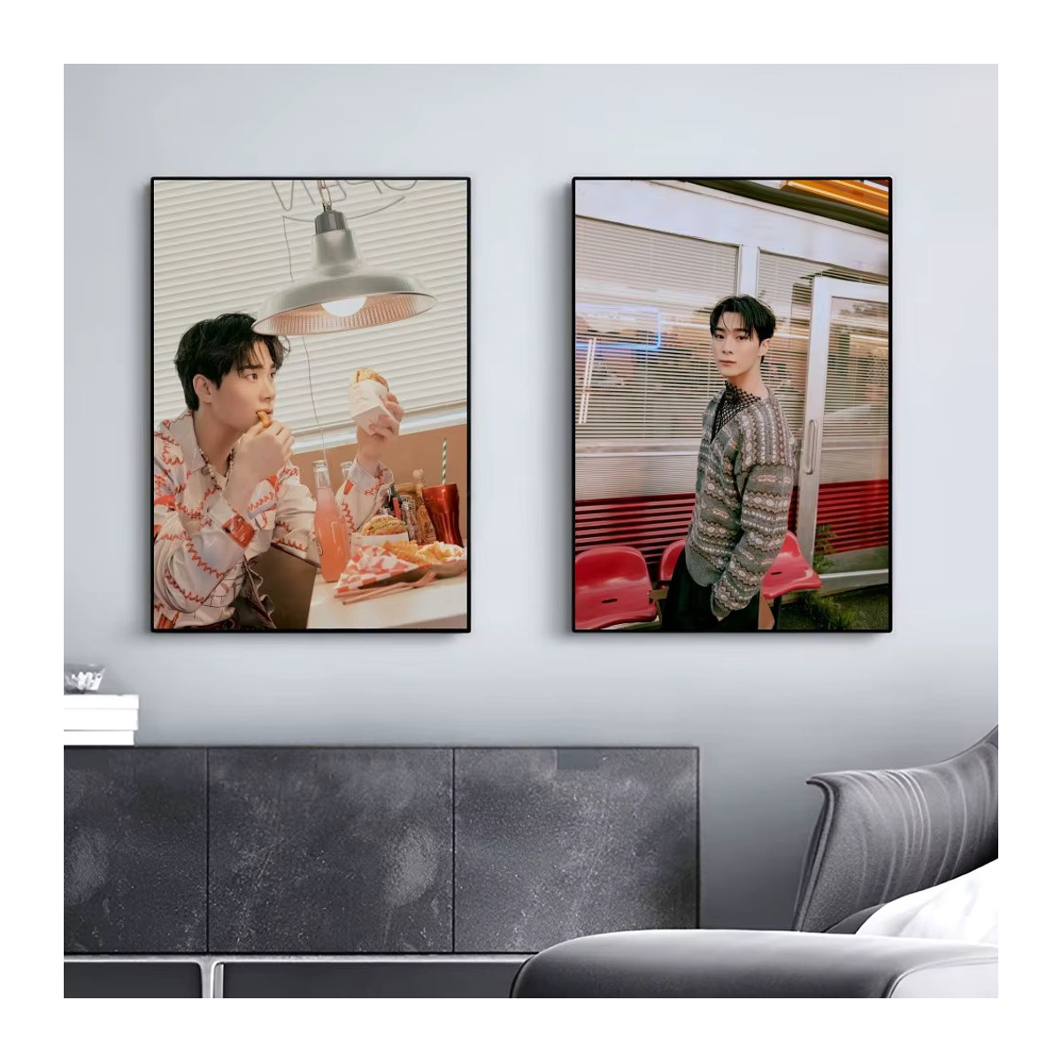 ASTRO Moon Bin Kpop Poster Vintage Wandbild aus Papier in Mehrfarbig - Bild 5