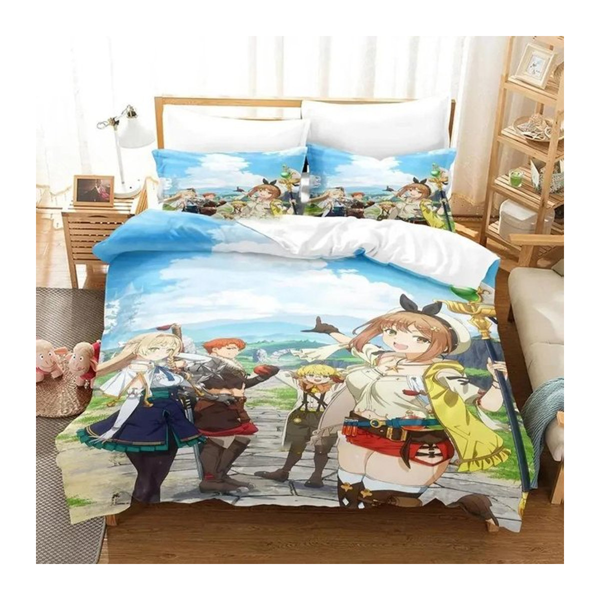 Atelier Ryza Bettwäsche-Set Geheimer Versteck-Thema mit Bettbezug und Kissenbezug, B/H: 135 x 200 cm - Bild 1