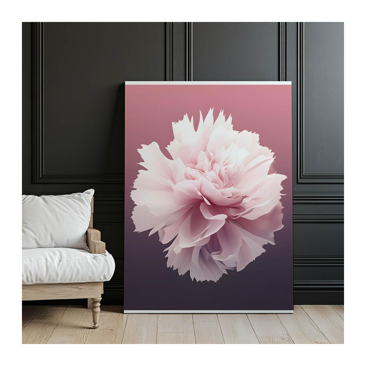 Ätherische Schönheit Wandbild von iKable mit schwarzem Aluminiumrahmen und mattem Papier, B/H: 40 x 50 cm - Bild 2