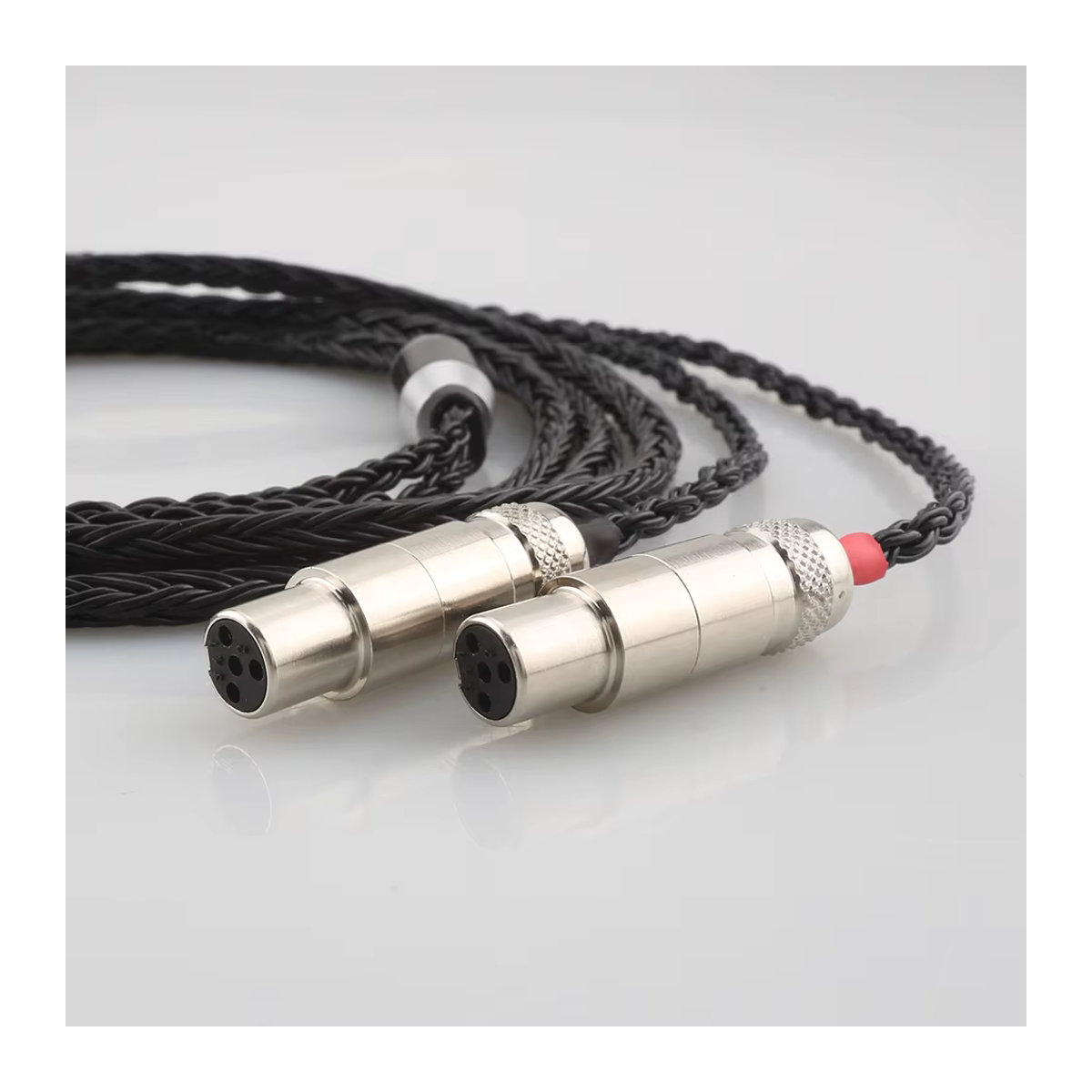 Audiocrast 16-adriges 7N OCC geflochtenes Kopfhörerkabel in Schwarz für Audeze LCD-3 LCD-2 LCD-X LCD-XC LCD-4z LCD-MX4 LCD-GX HiFi - Bild 2
