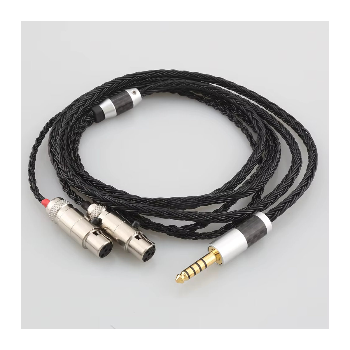 Audiocrast 16-adriges 7N OCC geflochtenes Kopfhörerkabel in Schwarz für Audeze LCD-3 LCD-2 LCD-X LCD-XC LCD-4z LCD-MX4 LCD-GX HiFi - Bild 6