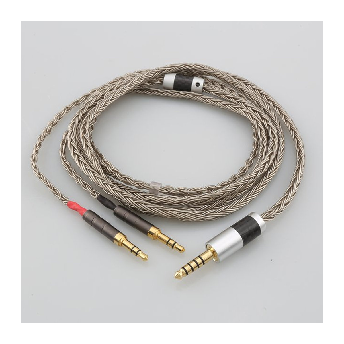 Audiocrast 16-Kern Kopfhörerkabel mit 4-Pin XLR auf 4,4 mm und 2,5 mm Steckern in Silber für Hifiman Ananda, Sundara, HE1000se, HE6se und HE400 - Bild 1