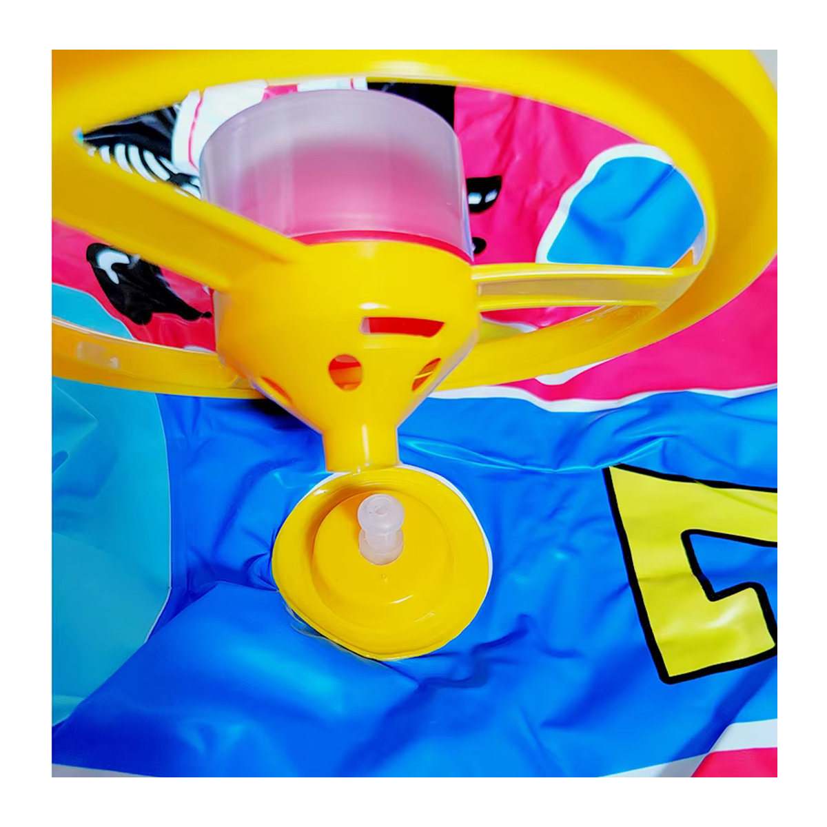 Aufblasbarer Lenkrad-Schwimmring für Pool, Boot und Badewanne - Bild 3