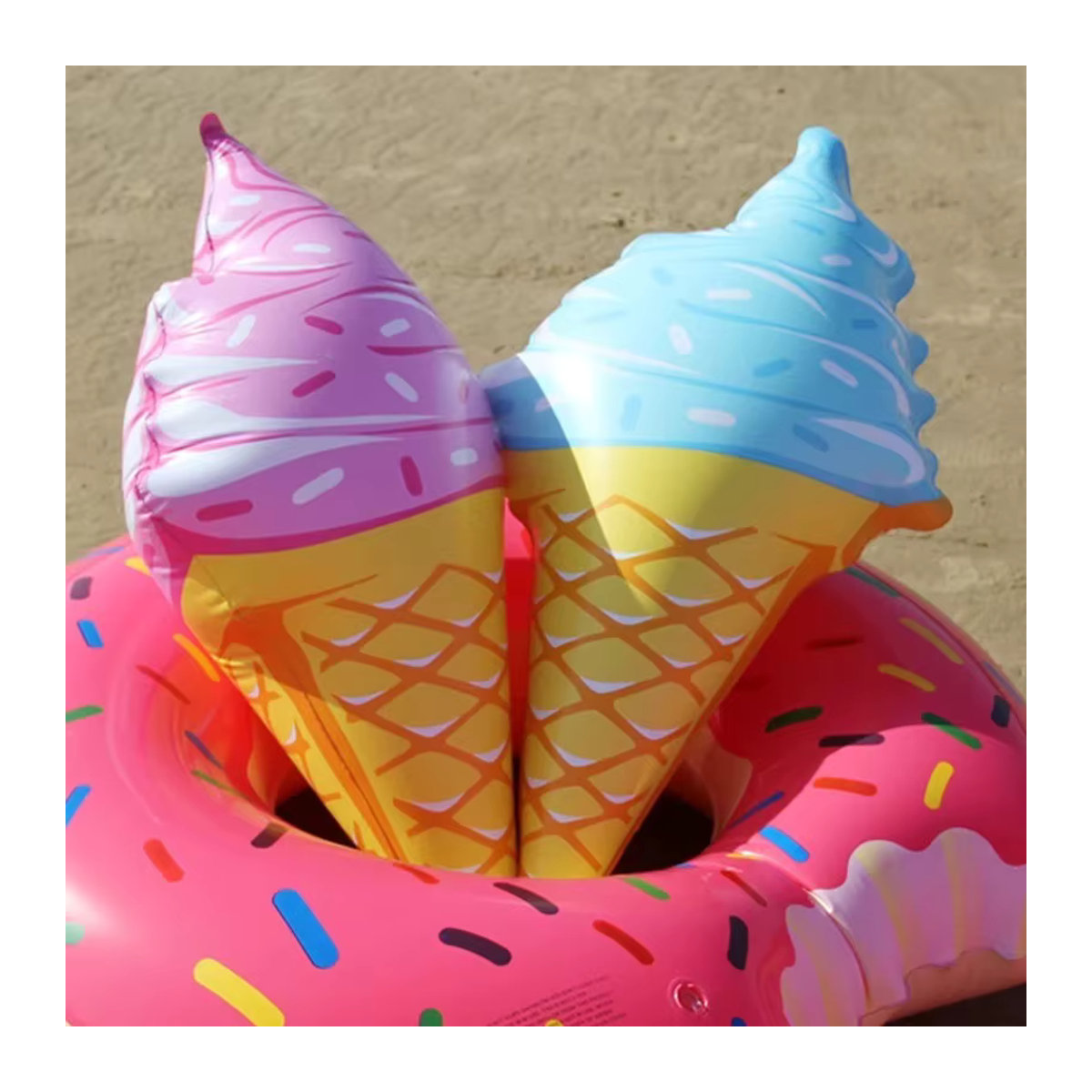 Aufblasbares Eis-Spielzeug aus PVC für Pool und Strand als Sommer-Partyrequisite - Bild 3
