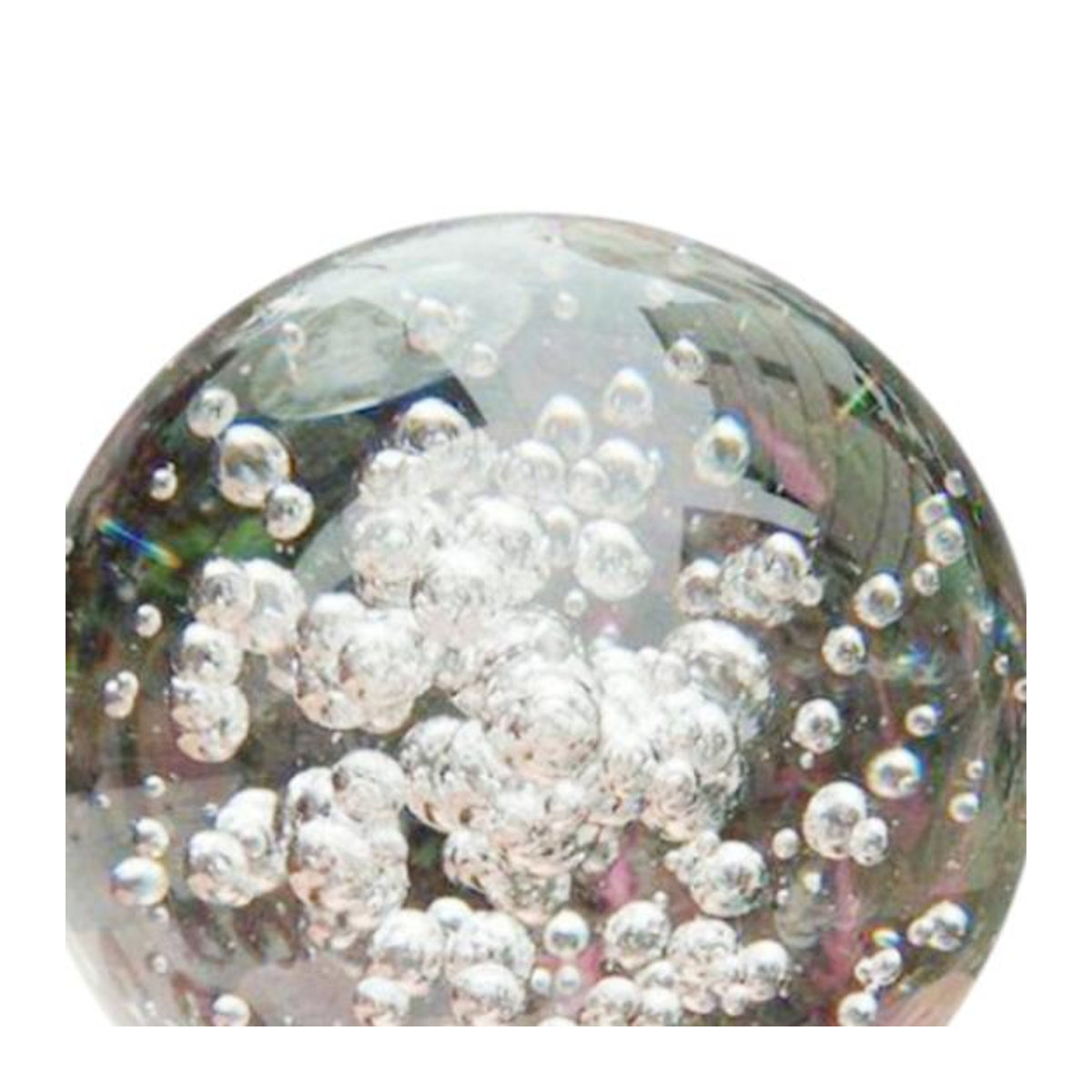 Aunel Glas Kugel Transparent mit Blasen Design als Geometrisches Deko-Ornament für Home und Büro Durchmesser: 6 cm - Bild 7