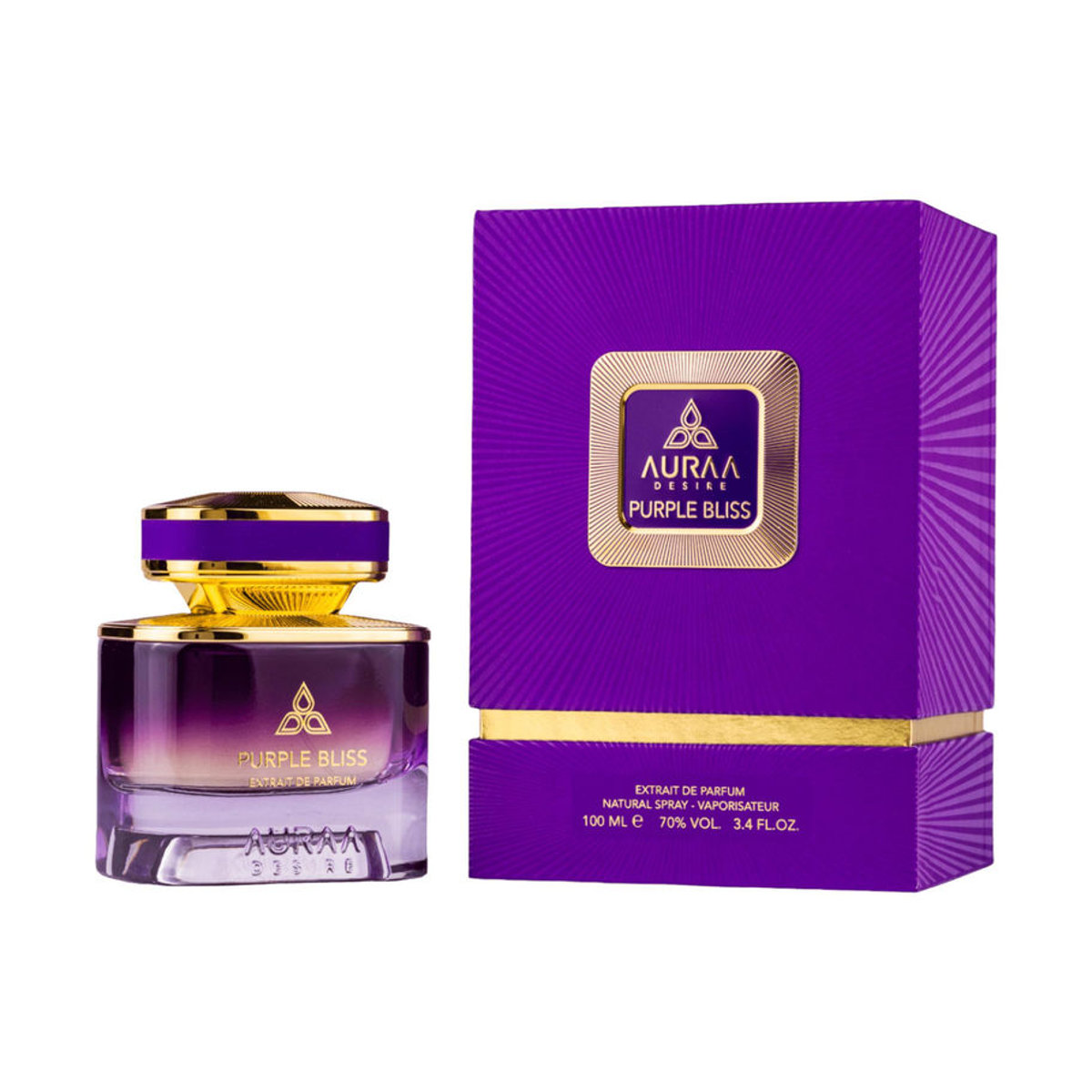 Auraa Desire Purple Bliss Extrait de Parfum Lila 100ml - Bild 5