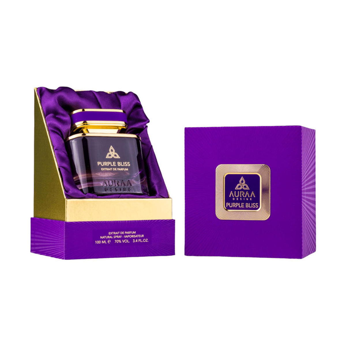 Auraa Desire Purple Bliss Extrait de Parfum Lila 100ml - Bild 6