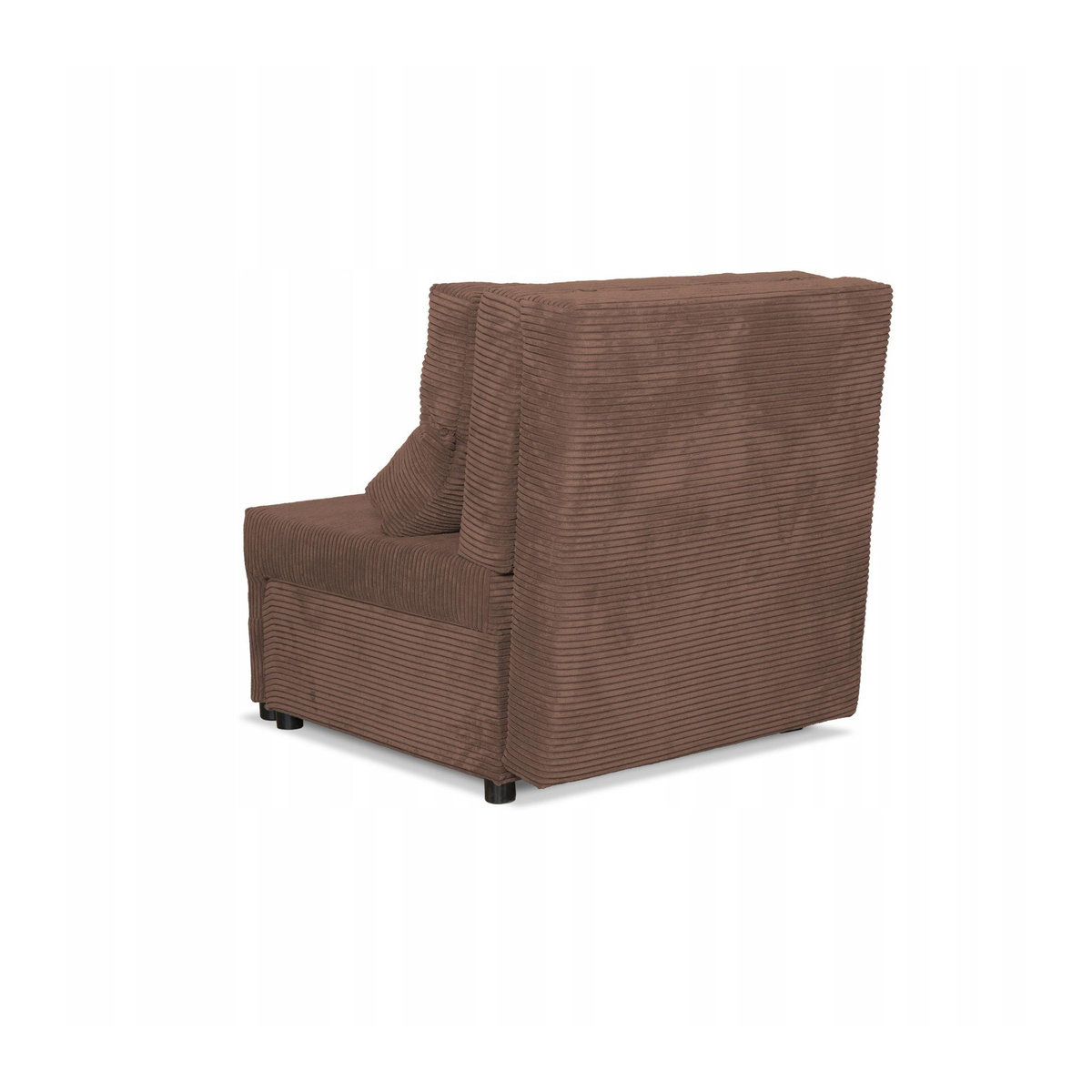 Ausklappbares Sofa KIMO von Family Möbel mit Schlaffunktion und Bettkasten in Braun, B/T/H: 88 x 80 x 72 cm - Bild 2