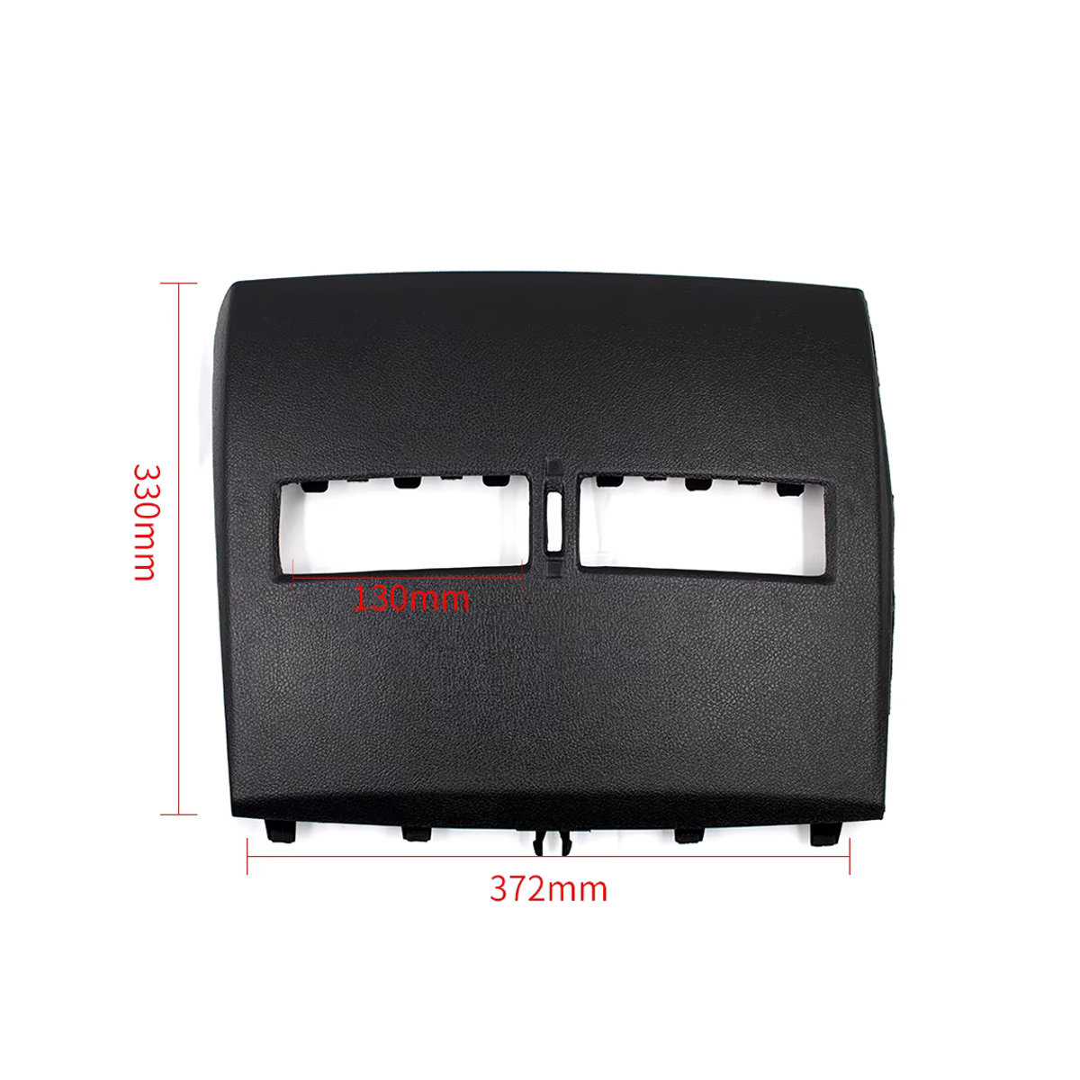 Auto Instrumententafel Abdeckung für Nissan Tiida C11 2013-2017 in Schwarz für die halbe Klimaanlage Entlüftungsauslass aus Kunststoff - Bild 3