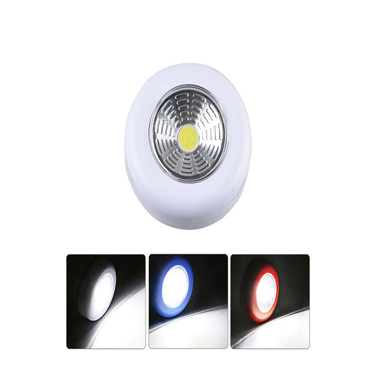 AVACOM Mini COB LED Unter Schrank Licht Drahtlose Möbelbeleuchtung in Weiß und Bunt mit Klebeaufkleber - Bild 2