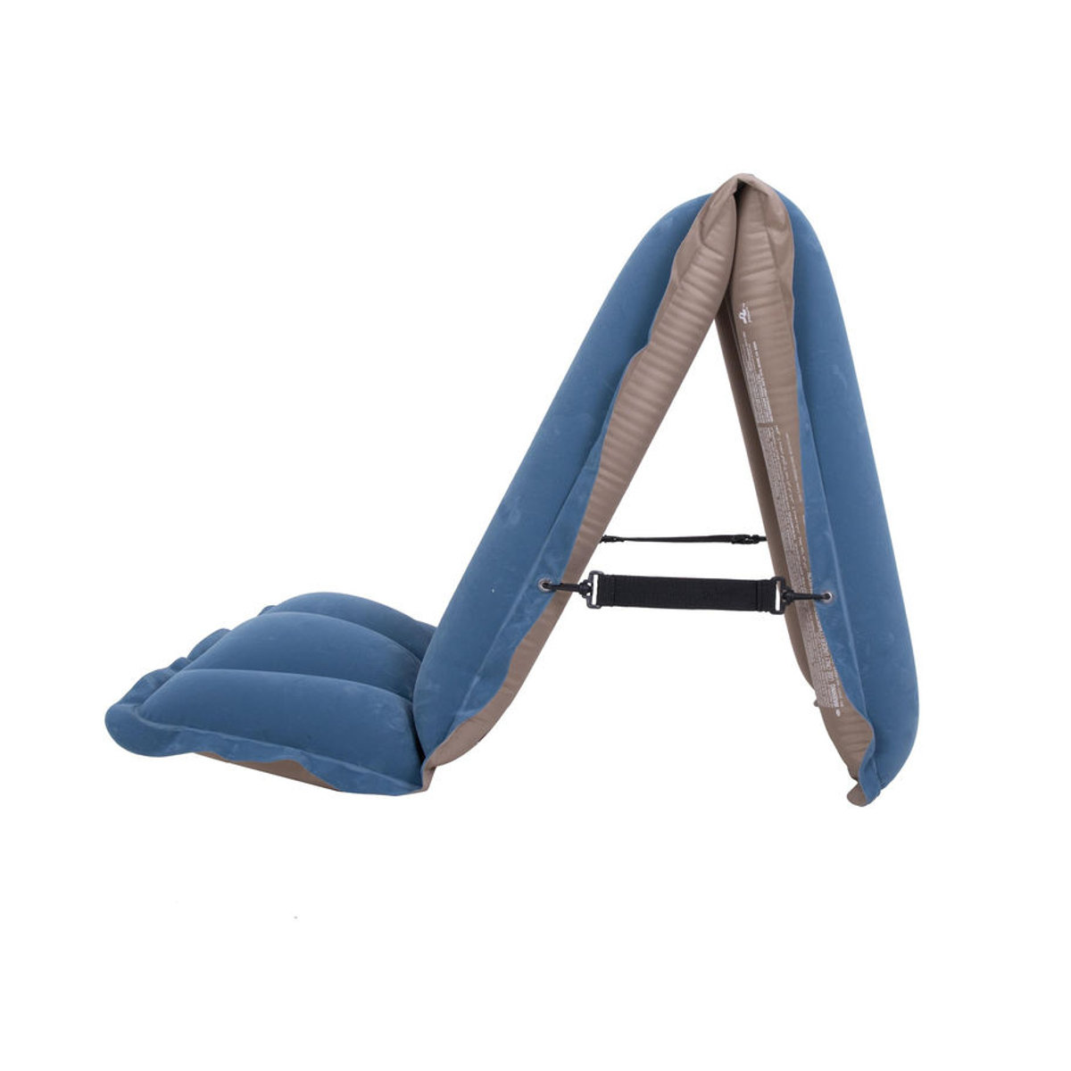 AVENLI Aufblasbare Gummi-Textil Matratze in Blau, B: 165 cm, B: 60 cm - Bild 2