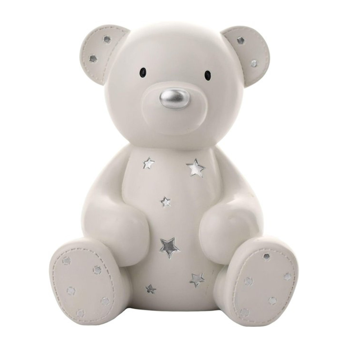 Bambino by Juliana Teddybär Spardose aus Kunstharz in Weiß, Höhe: 20 cm - Bild 1