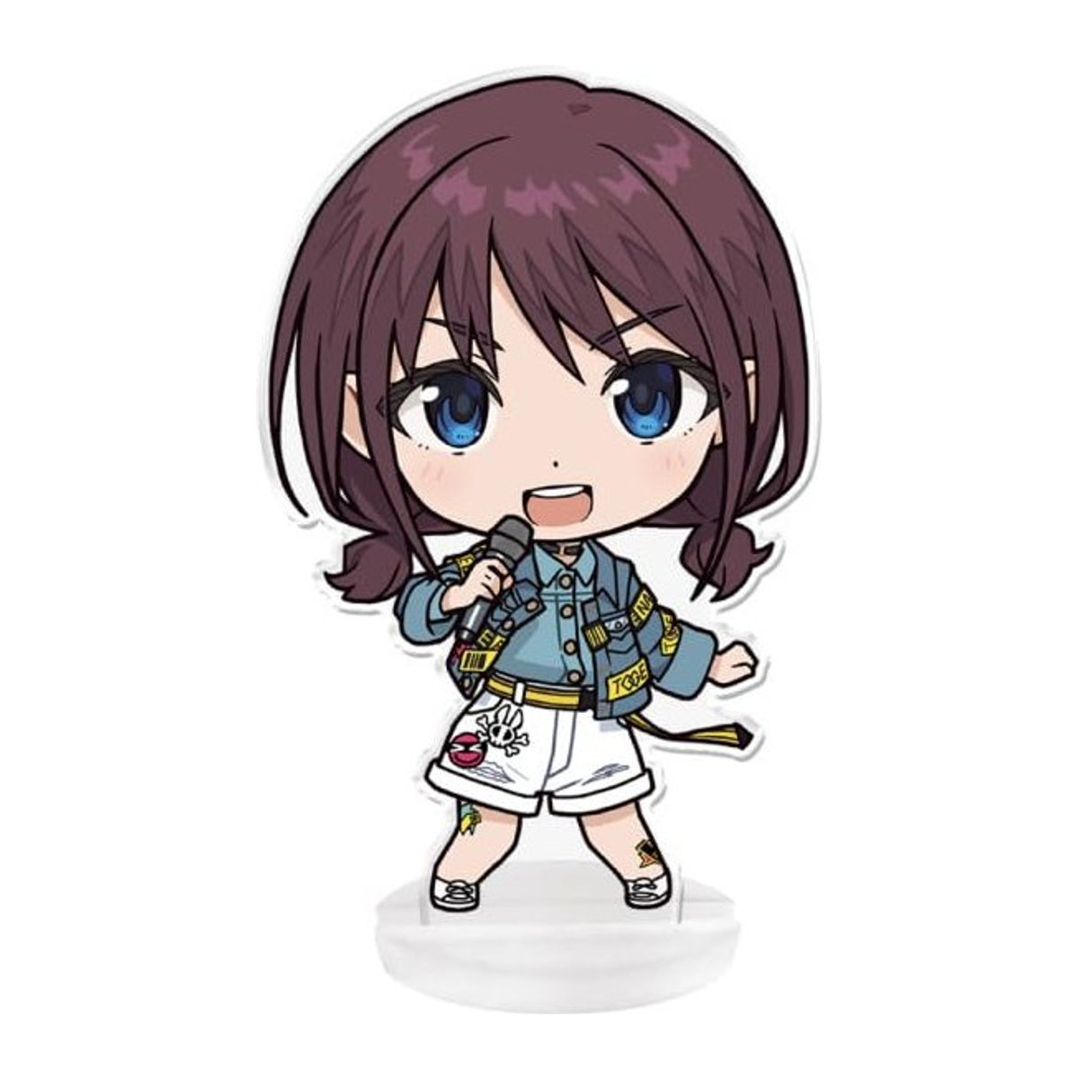 Band Puni Acrylfigur Iseri Nina aus Girls Cry Colle! mit Standfuß - Bild 1