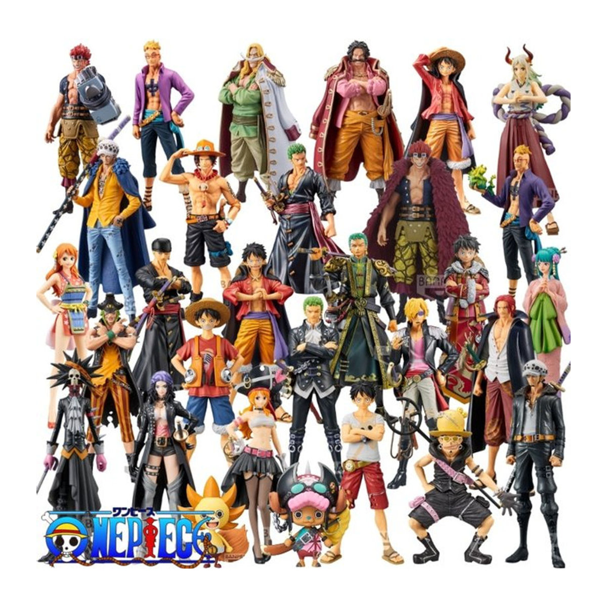 Bandai Banpresto One Piece DXF Wano Country Anime Figuren Set mehrfarbig - Bild 1