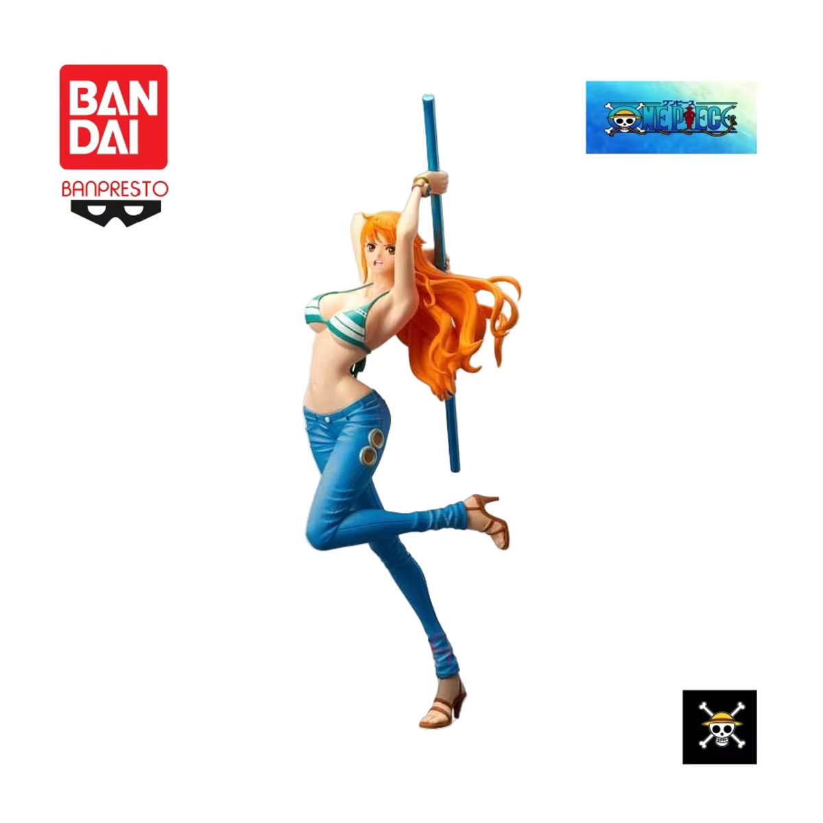 Bandai Banpresto One Piece LadyFight Actionfigur Nami und Boa Hancock Modellpuppe, Höhe: 20 cm - Bild 2