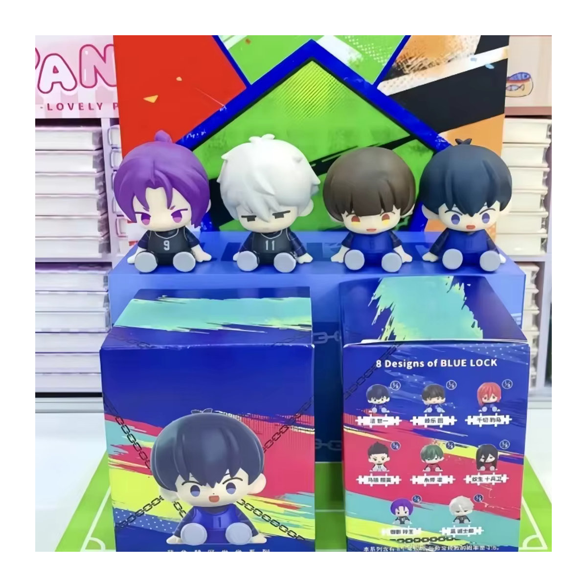 Bandai Blue Lock Sitting Serie Blind Box Anime Figuren Kiyomizu Ichi Ito Shin - Bild 3