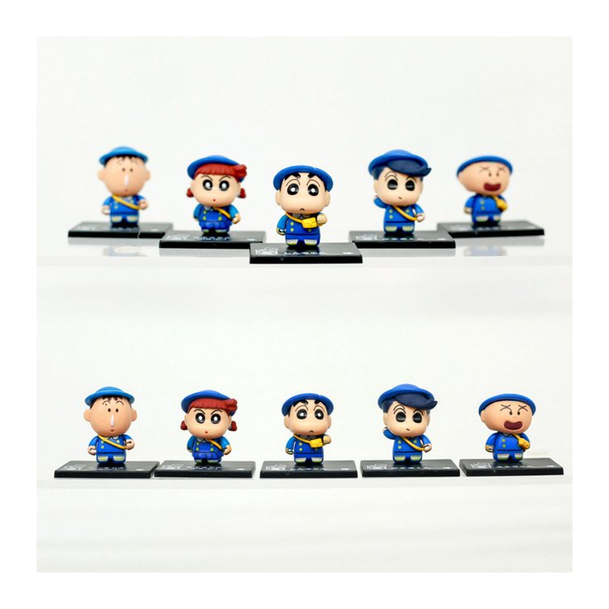 Bandai Crayon Shin Chan Kindergarten Uniform Anime-Figur Gashapon Sammelfigur Multicolor - Bild 1