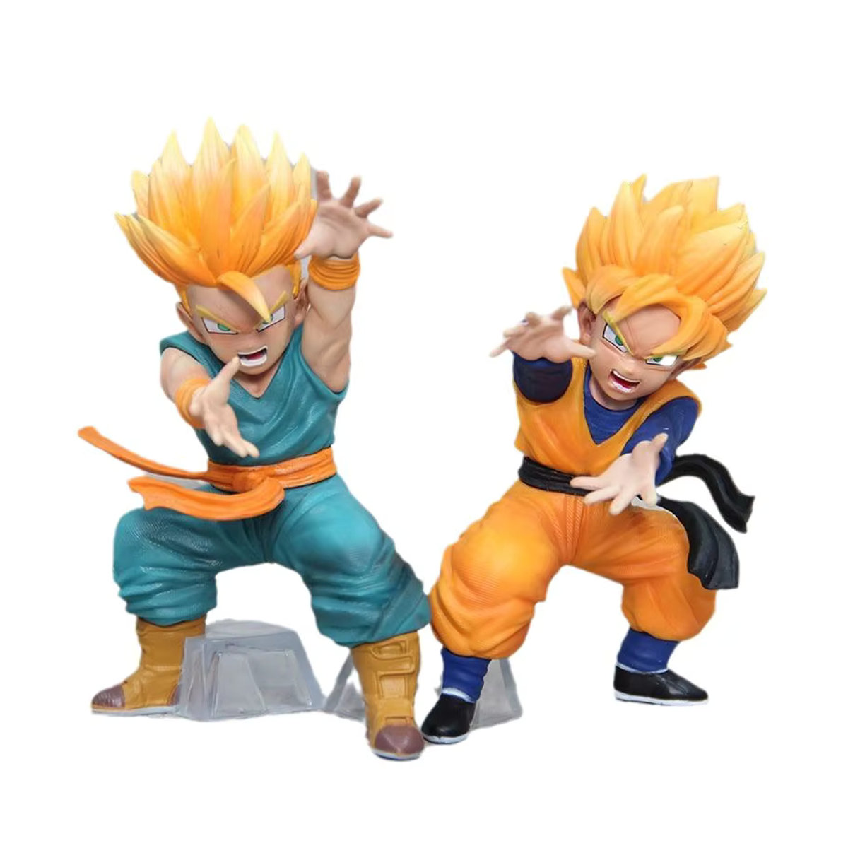 Bandai Dragon Ball Anime Figur Son Gohan und Trunks als PVC Statue, Multicolor, Höhe: 15 cm - Bild 3