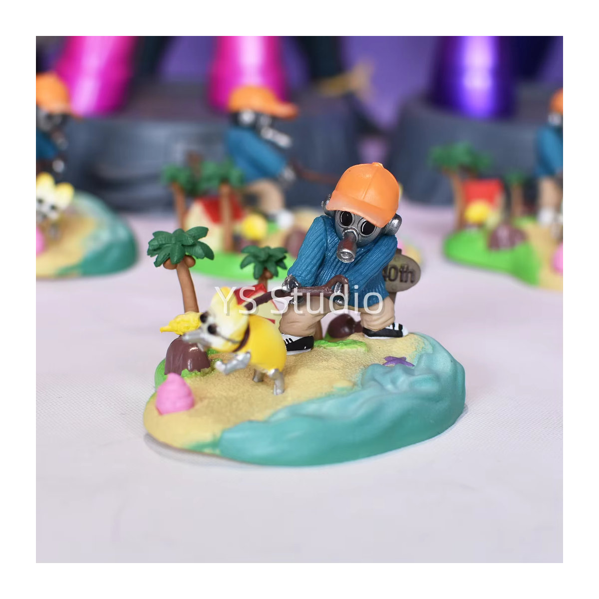 Bandai Dragon Ball Z Anime Figur Akira Toriyama Sammelstatue Modell für deine Sammlung, Höhe: 4,5 cm - Bild 2
