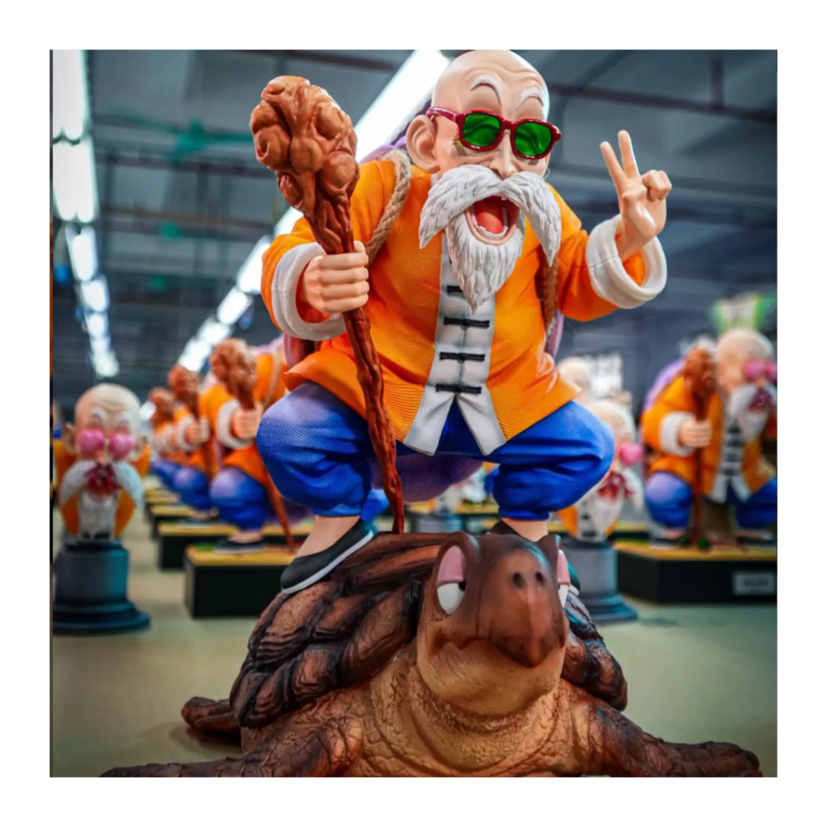 Bandai Dragon Ball Z Kame Sennin Master Roshi Anime Figur aus PVC in Multicolor - Bild 2