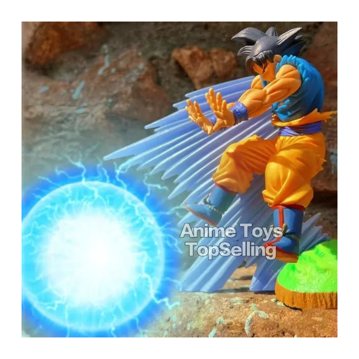 Bandai Dragon Ball Z Super Saiyajin Goku Actionfigur aus PVC, Multicolor, Höhe: 15 cm - Bild 2