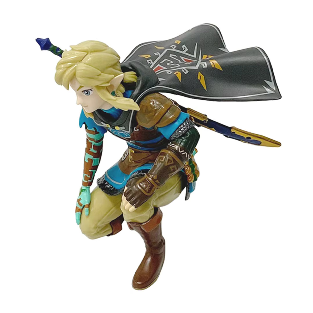 Bandai Legend of Zelda Kingdom Link Figur aus PVC als hockende Charakter-Modell Dekoration - Bild 2